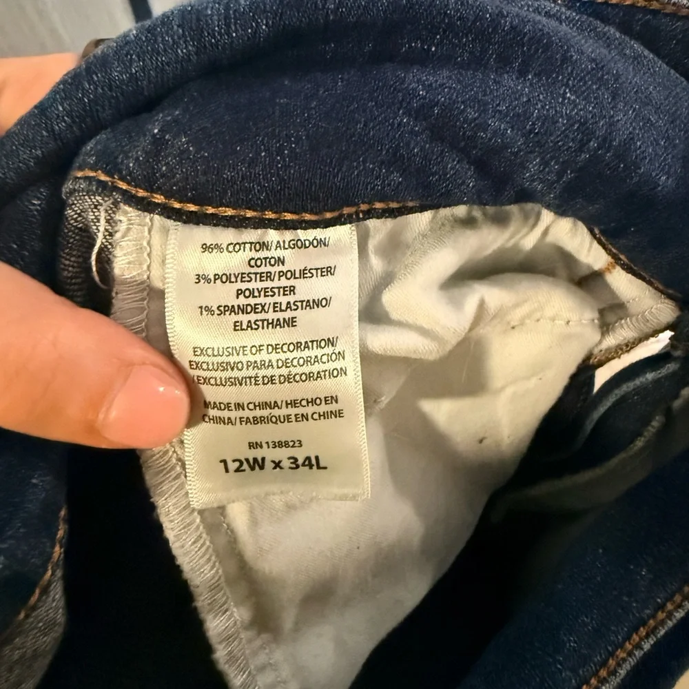 Idyllwind Dark Blue Flared Jeans - Picture 6 of 6